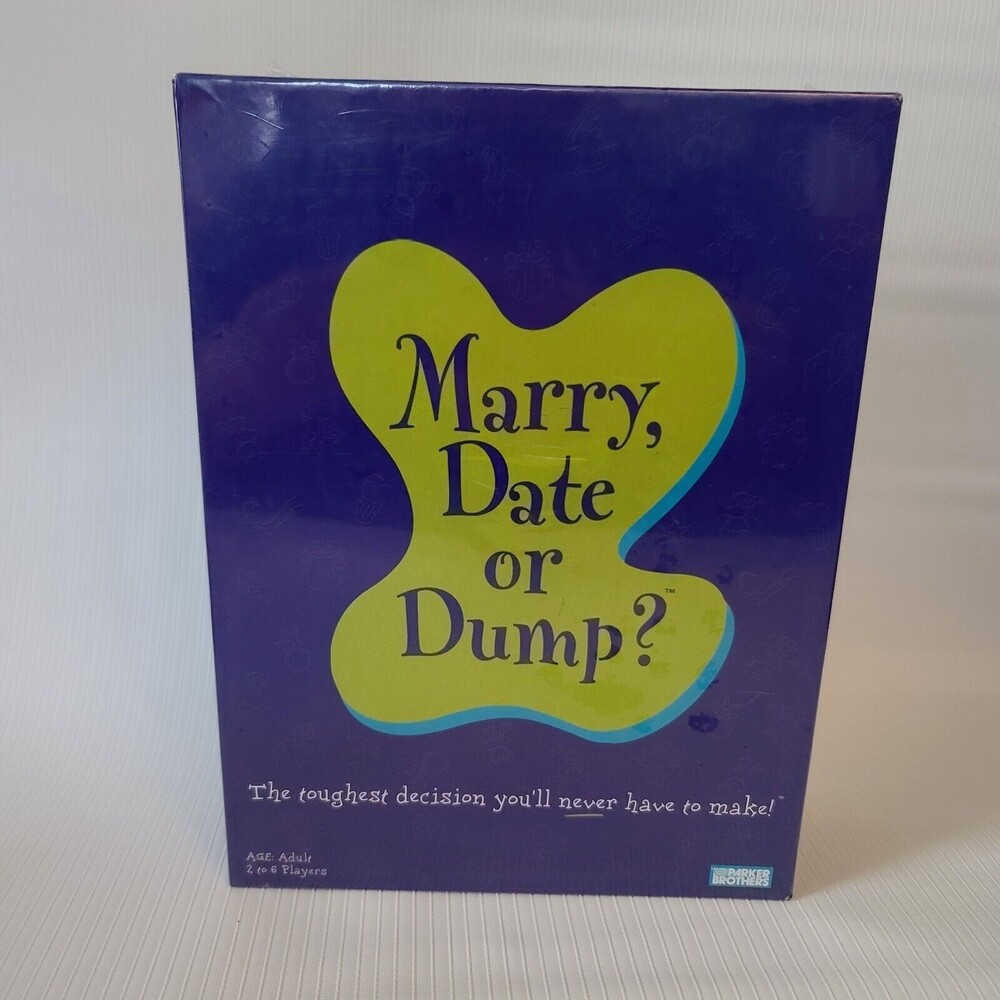 Marry, Date or Dump? Board Game 2003 Parker Brothers Sealed in Box